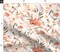 Peach Flowers Spring Coral Orange Pink Earth Tones Nursery Girl Sweet Cute Custom Printed Fabric by Spoonflower Various Fabrics by the Yard or Fat Quarter